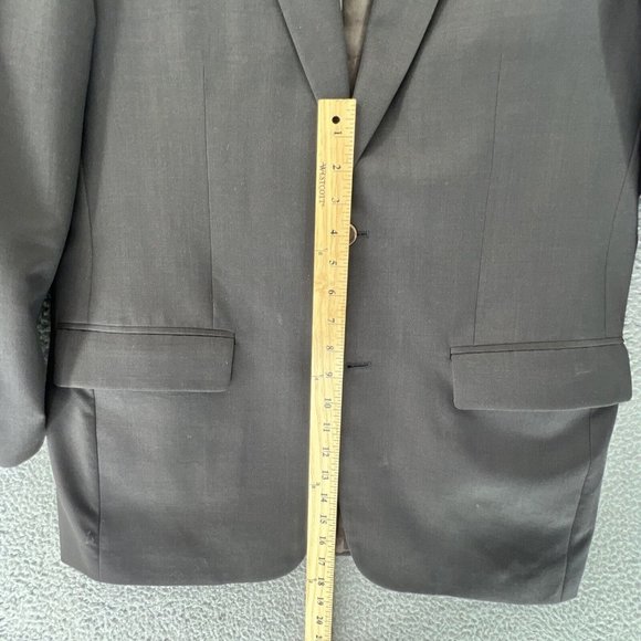 JOHN VARVATOS Mens‎ 40R 2-Button Brown Sports Coat Single Needle Premium Tailor - Picture 8 of 12